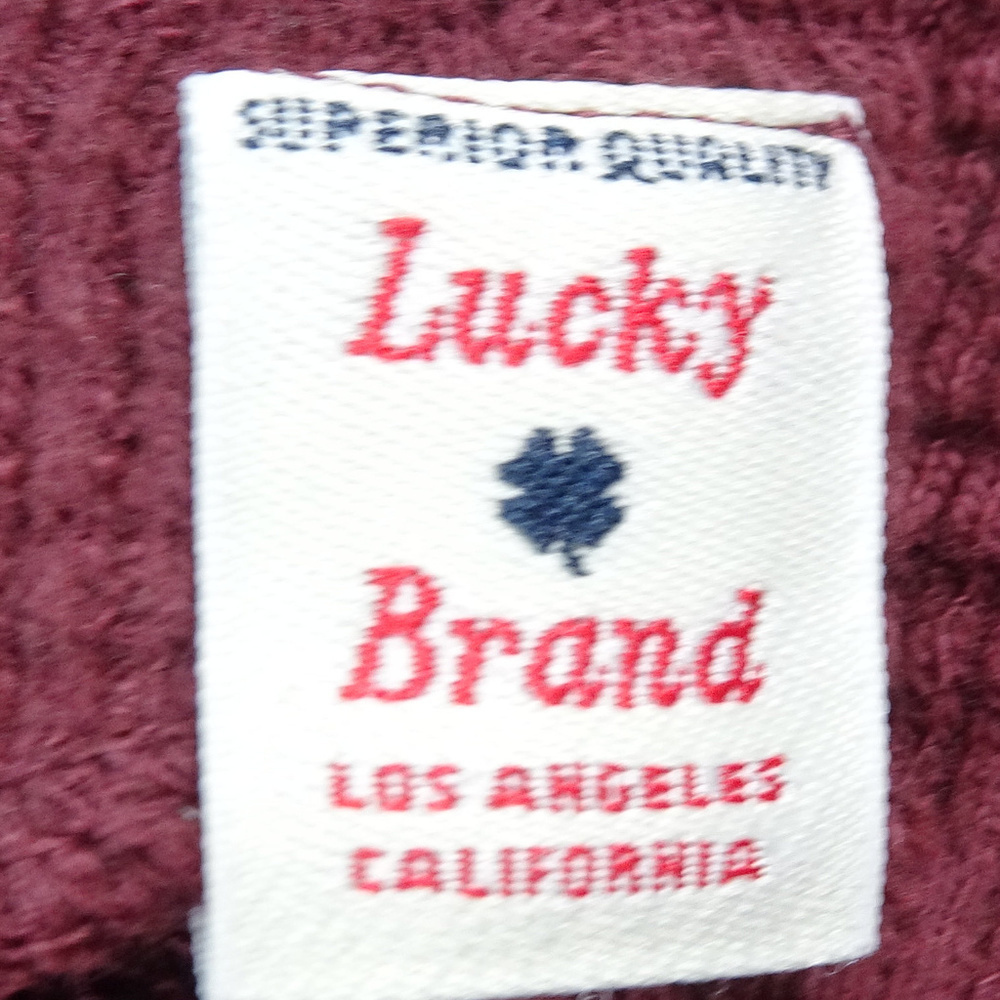 Lucky Brand Burgundy Thermal Large - Picture 3 of 4